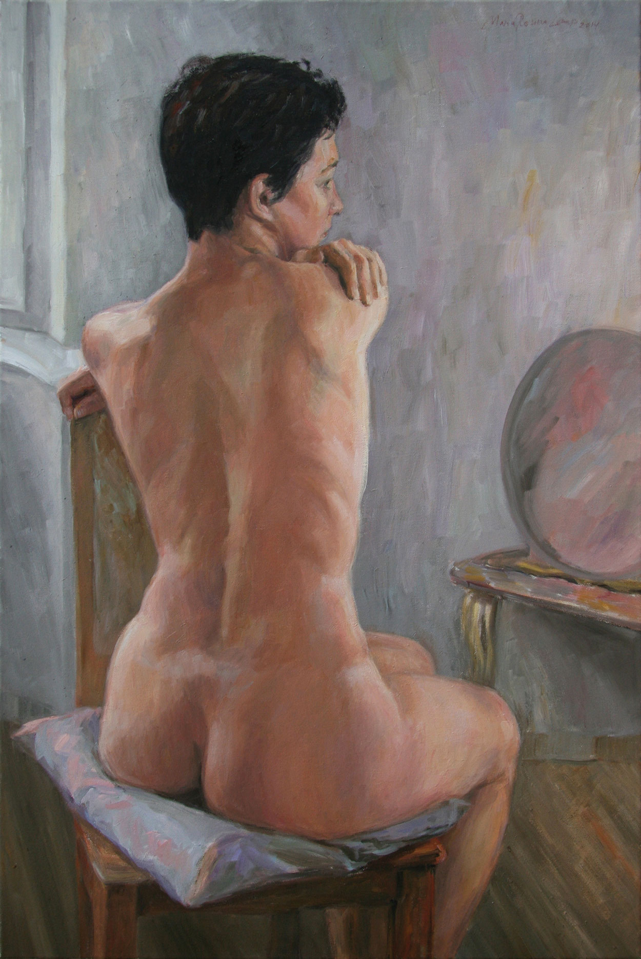 Katharina, 2014, Öl auf Leinwand, 90 x 60 cm