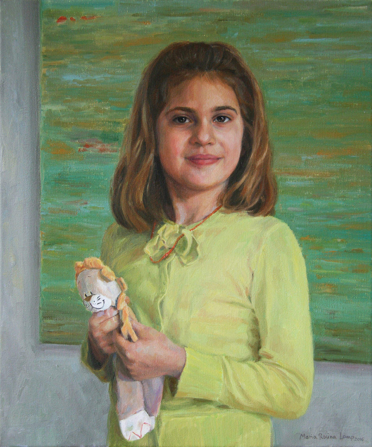 Katharina, 2016, Öl auf Leinwand, 60 x 50cm