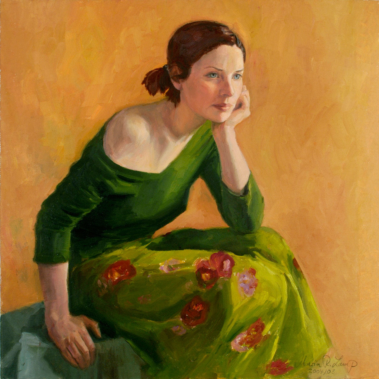 Grainna, 2008, Öl auf Leinwand, 60 x 60 cm