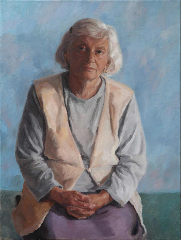 Meine Mutter, 2020 (2011), Öl auf Leinwand, 80 x 60 cm