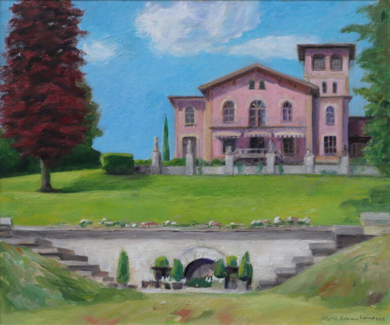 LaVilla, 2023, Öl auf Karton, 22 x 19 cm